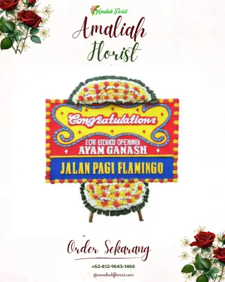 Sewa Papan Bunga Songan A